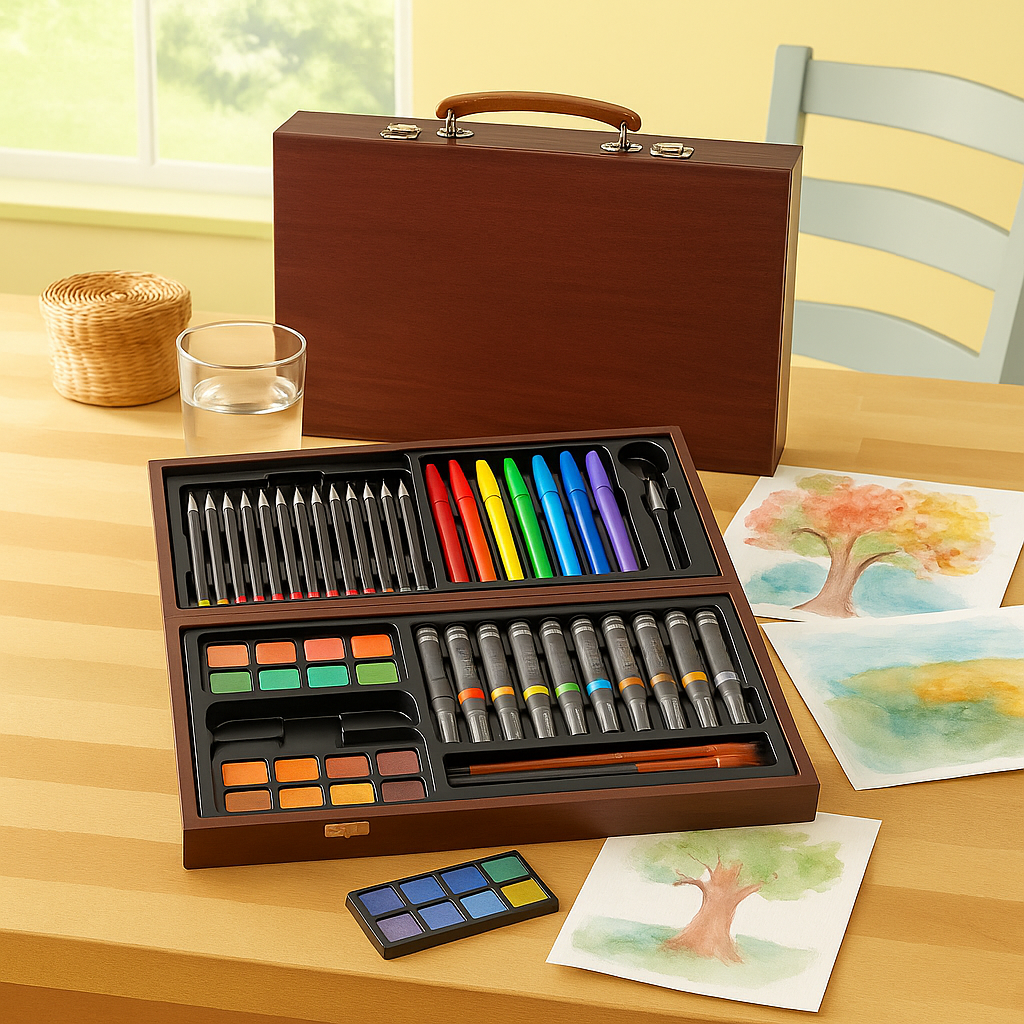 80 Piece Kids Art Set Collection