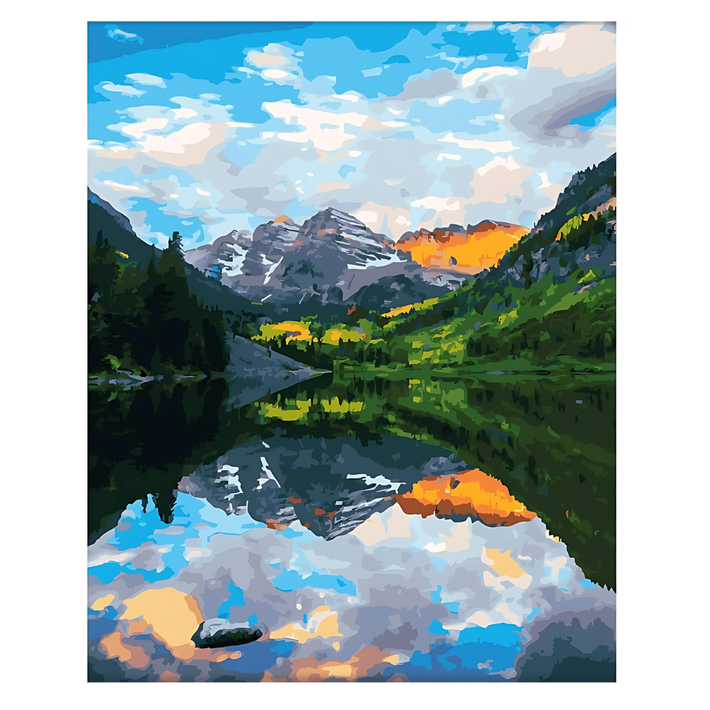 Mountain Landscape Paint By Numbers Kit