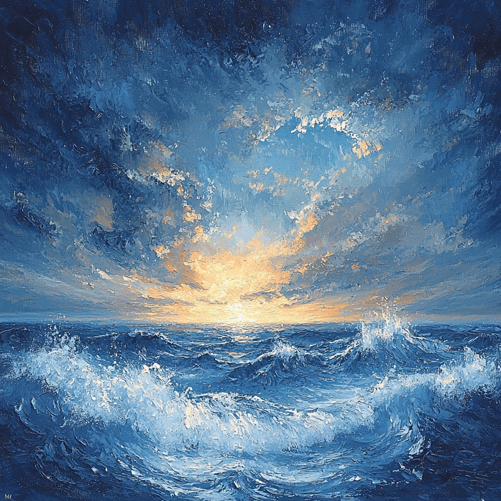 J.M.W. Turner Inspired Dramatic Seascape Numbered Painting Kits