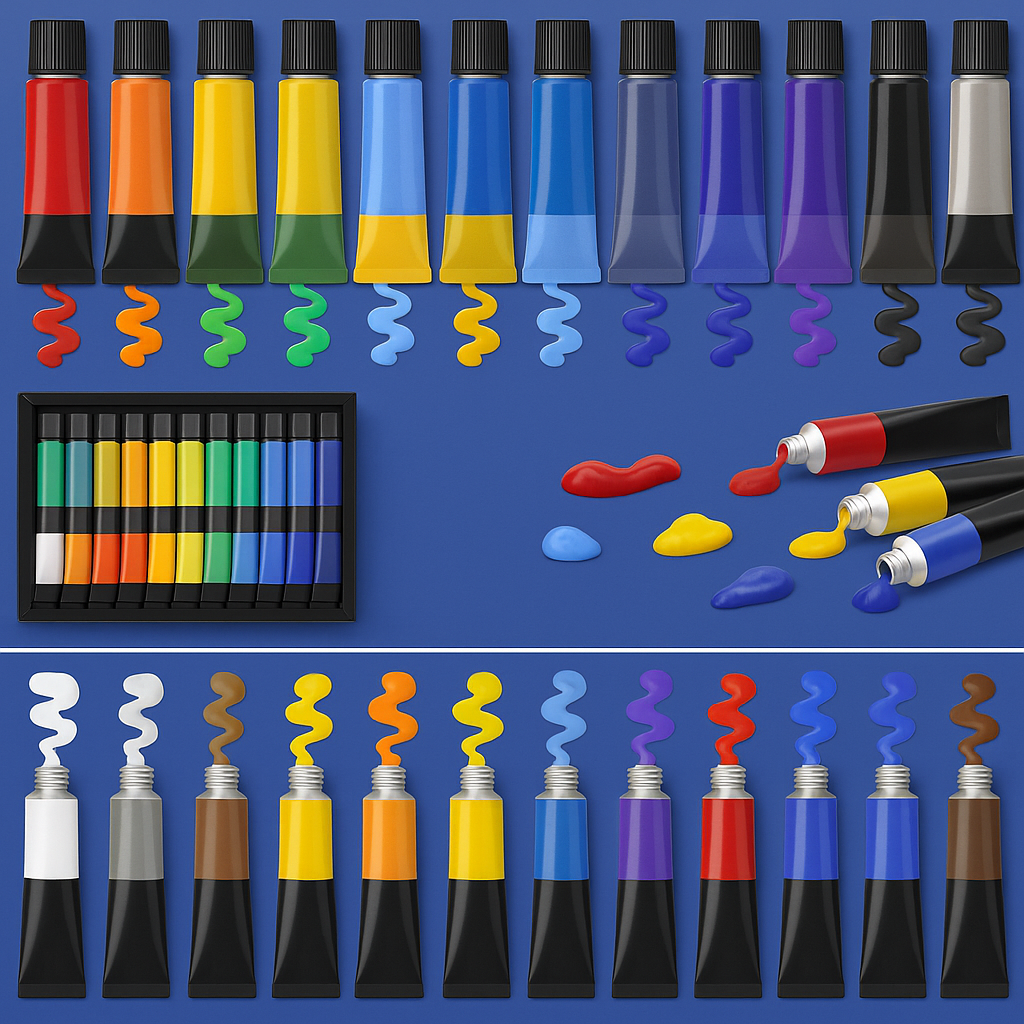 60 Pieces Acrylic Painting Kit