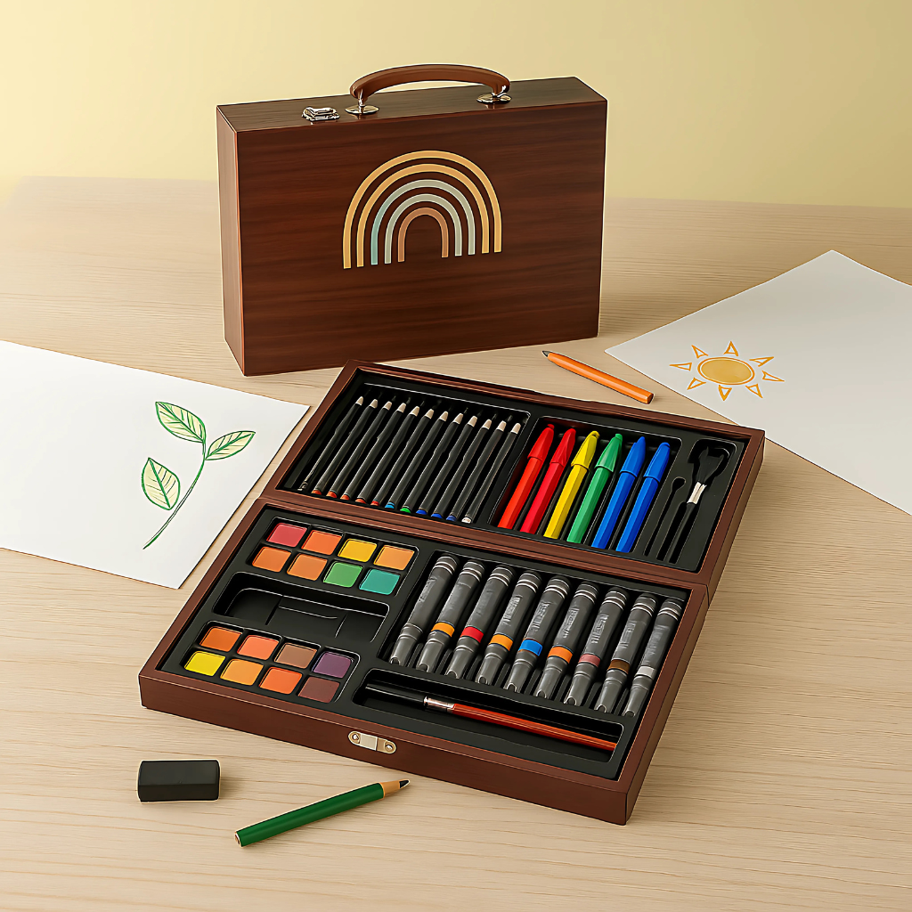 80 Piece Kids Art Set Collection