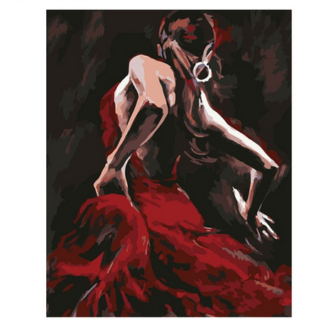 Dancing Girl - DIY Painting By Numbers Kit