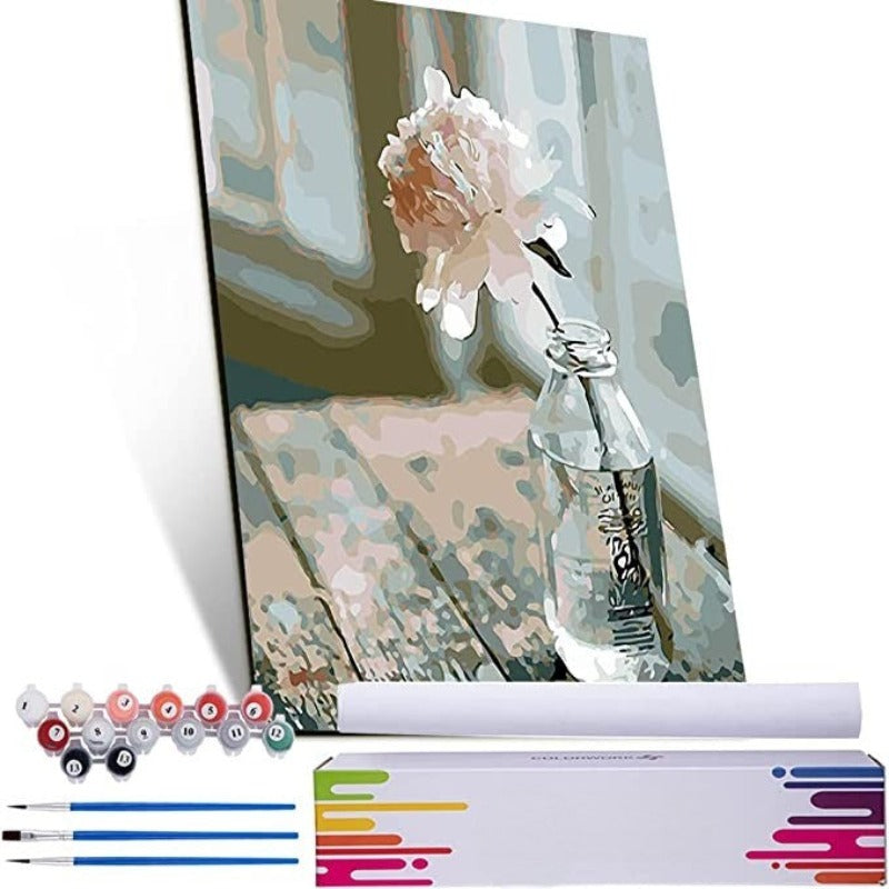 Adult Paint By Number Kits On Canvas - Diy Oil Painting Paintworks Paint  Kit 