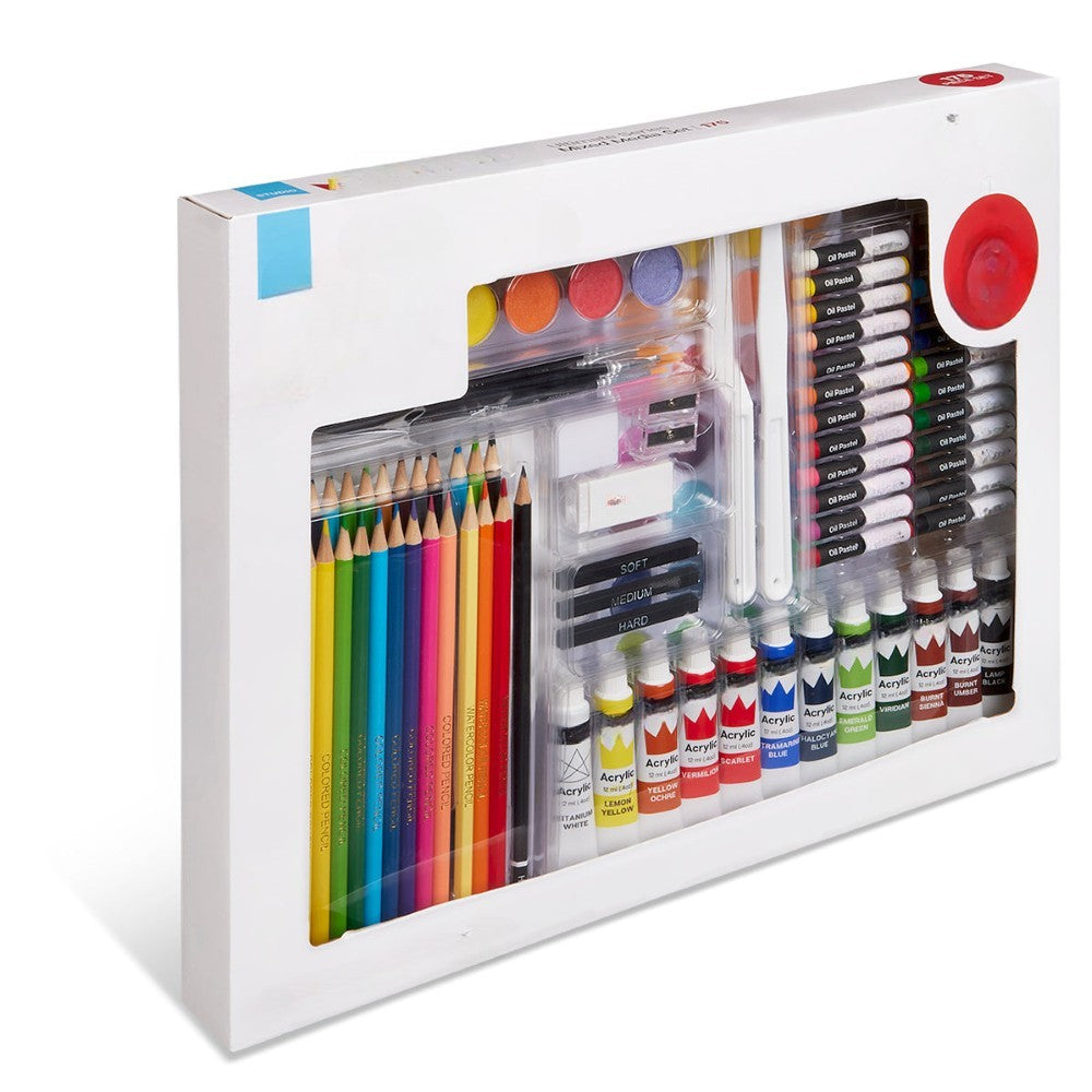 175 Piece Mixed Media Art Set