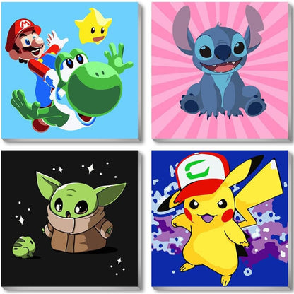 Whimsical Characters Paint By Number Kit