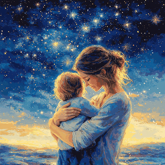 Infinite Love: A Mother's Embrace Paint By Number