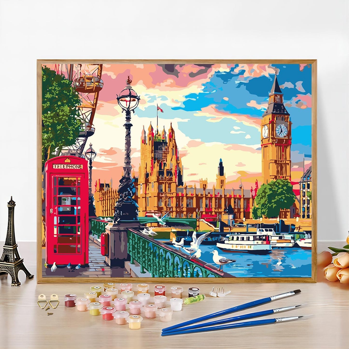 London Landmarks Paint By Number Kit