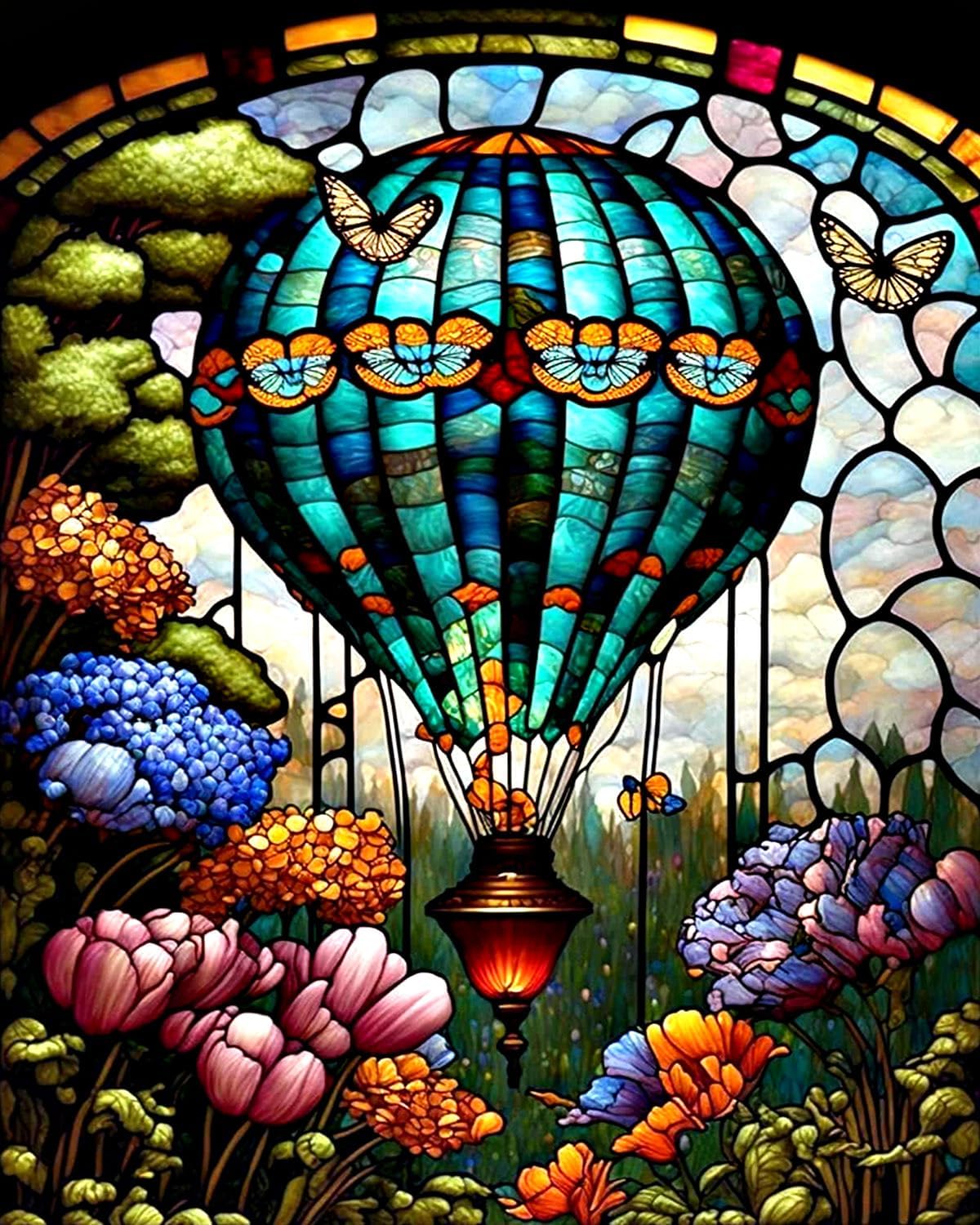 Air Balloon Paint By Number Canvas Art