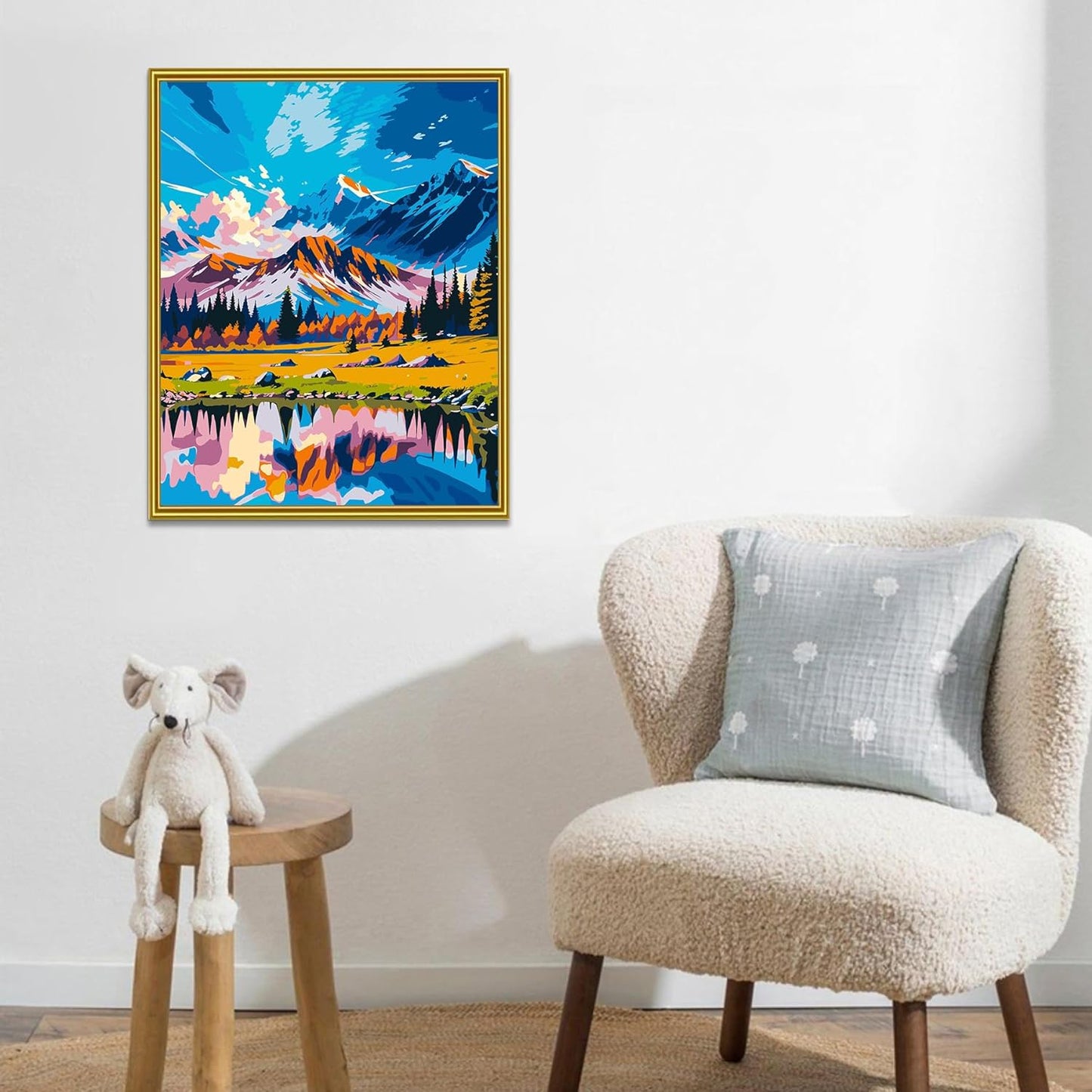 Alpine Reflections Paint By Numbers Canvas Art