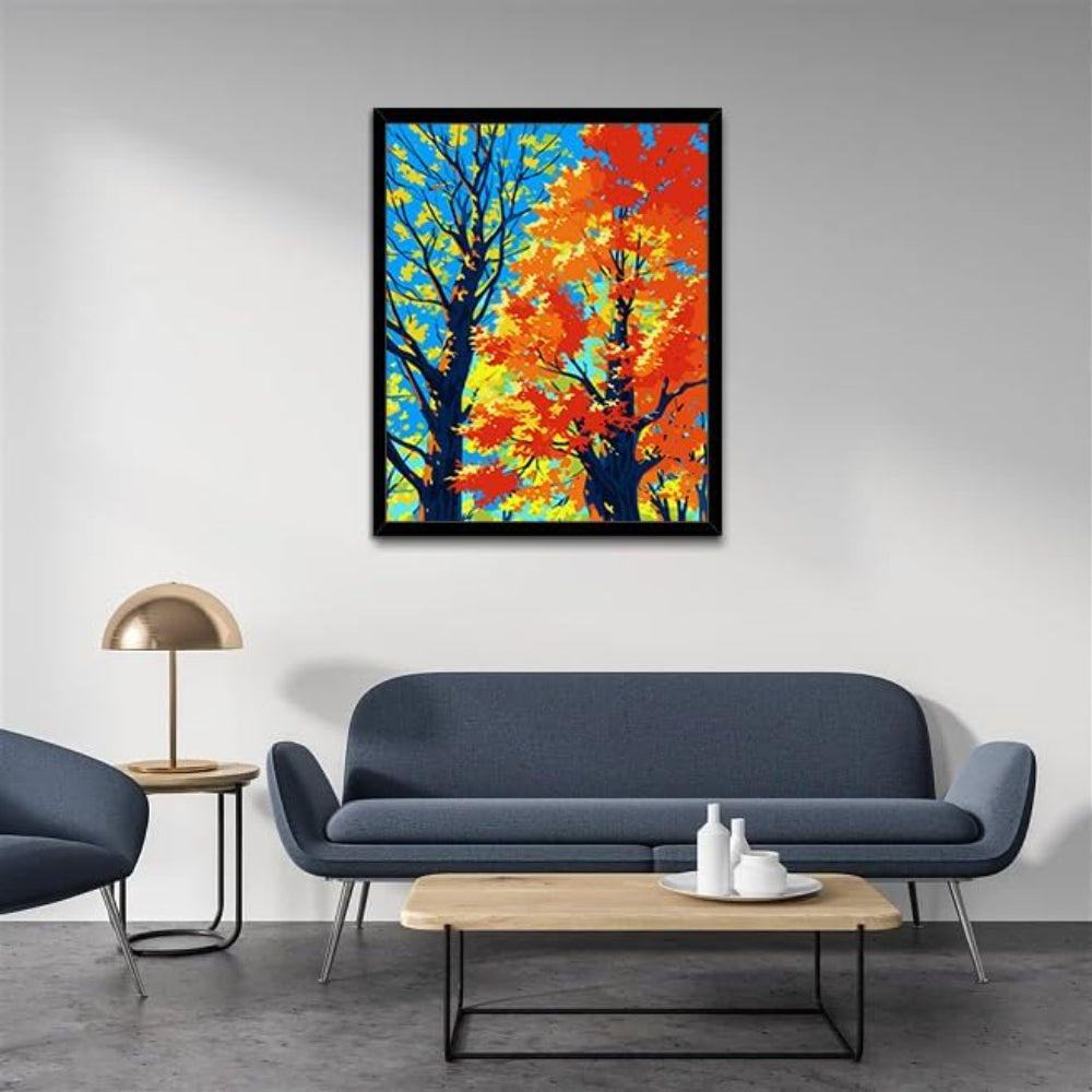 Autumn Canopy Paint By Numbers Art Creation