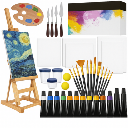 60 Pieces Acrylic Painting Kit