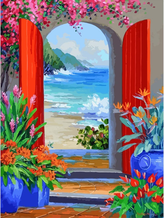 Beach View Paint By Number Kit