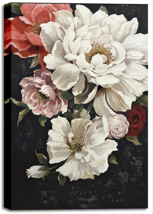 Blooming Elegance Floral Paint By Number Artwork