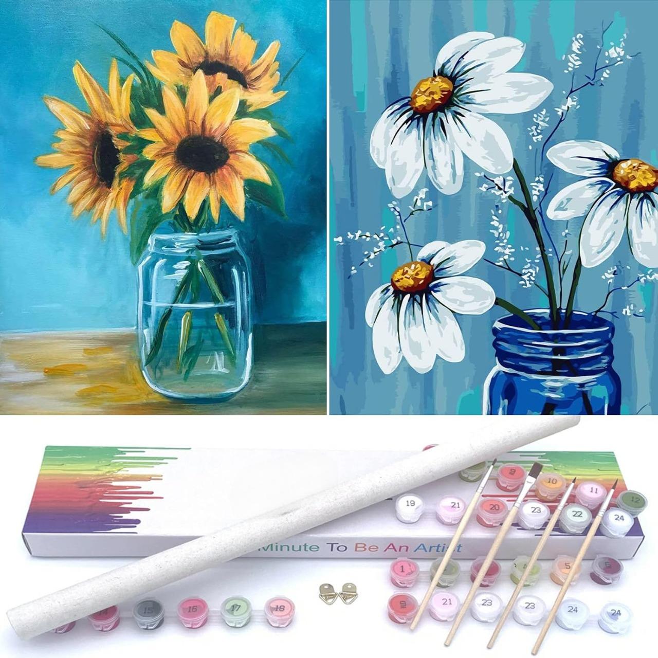 Botanical Bliss Paint By Numbers Kit