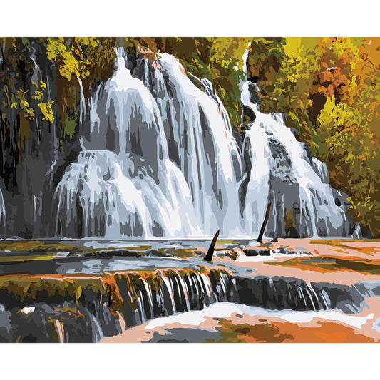 Cascading Waterfall Paint By Numbers Kit