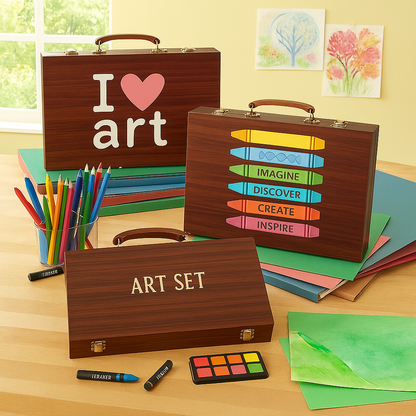 80 Piece Kids Art Set Collection