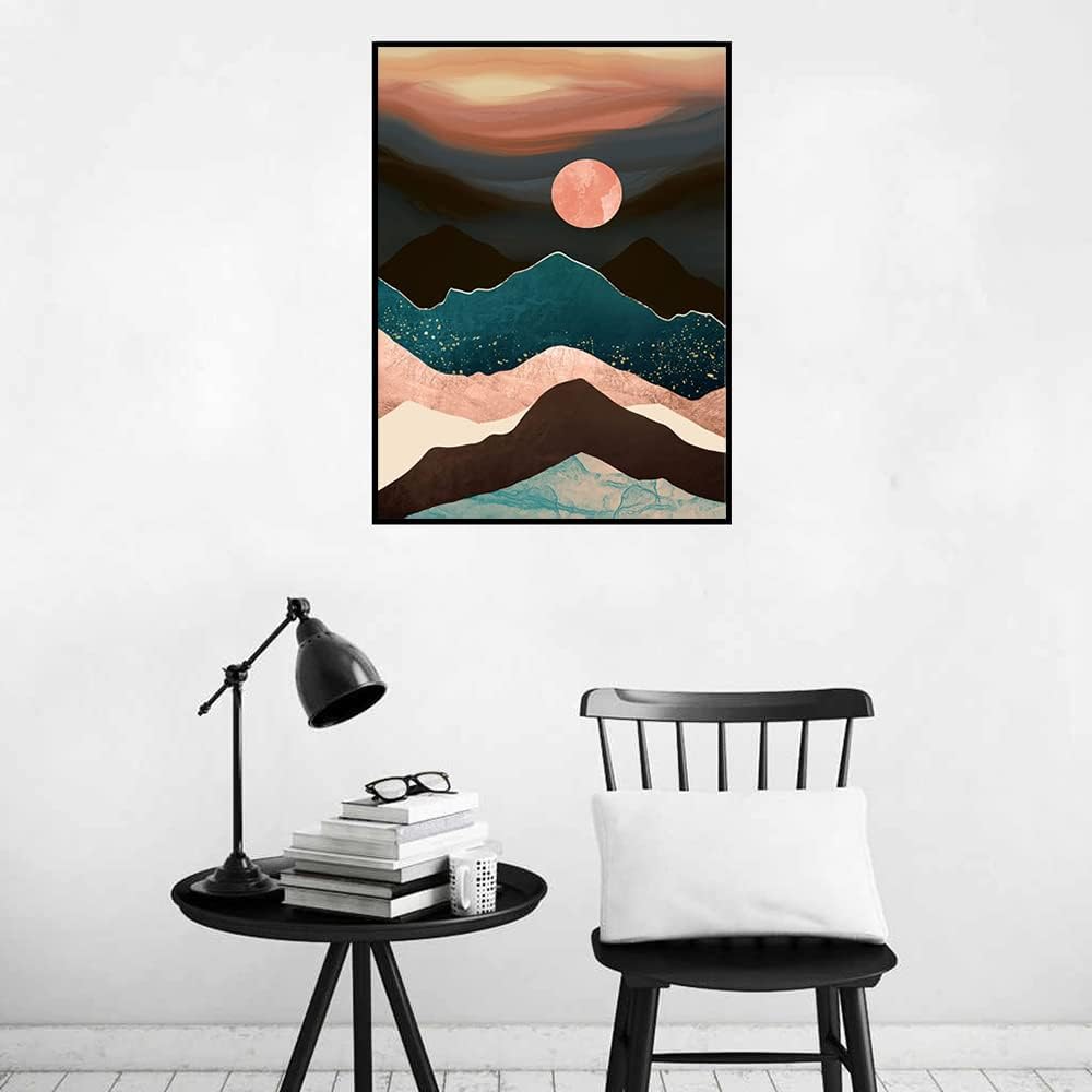 Dawn Mountain Paint By Numbers Canvas Print