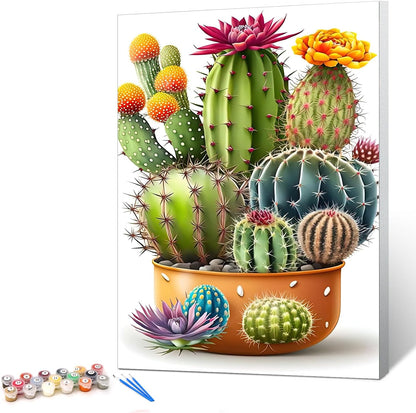 Desert Flora Paint By Numbers Kit