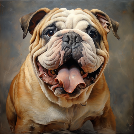 Easy Art Bulldog Masterpiece Paint By Numbers Kit