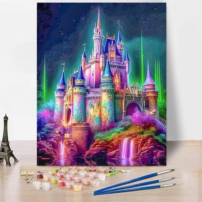 Enchanted Castle DIY Paint By Number Kit