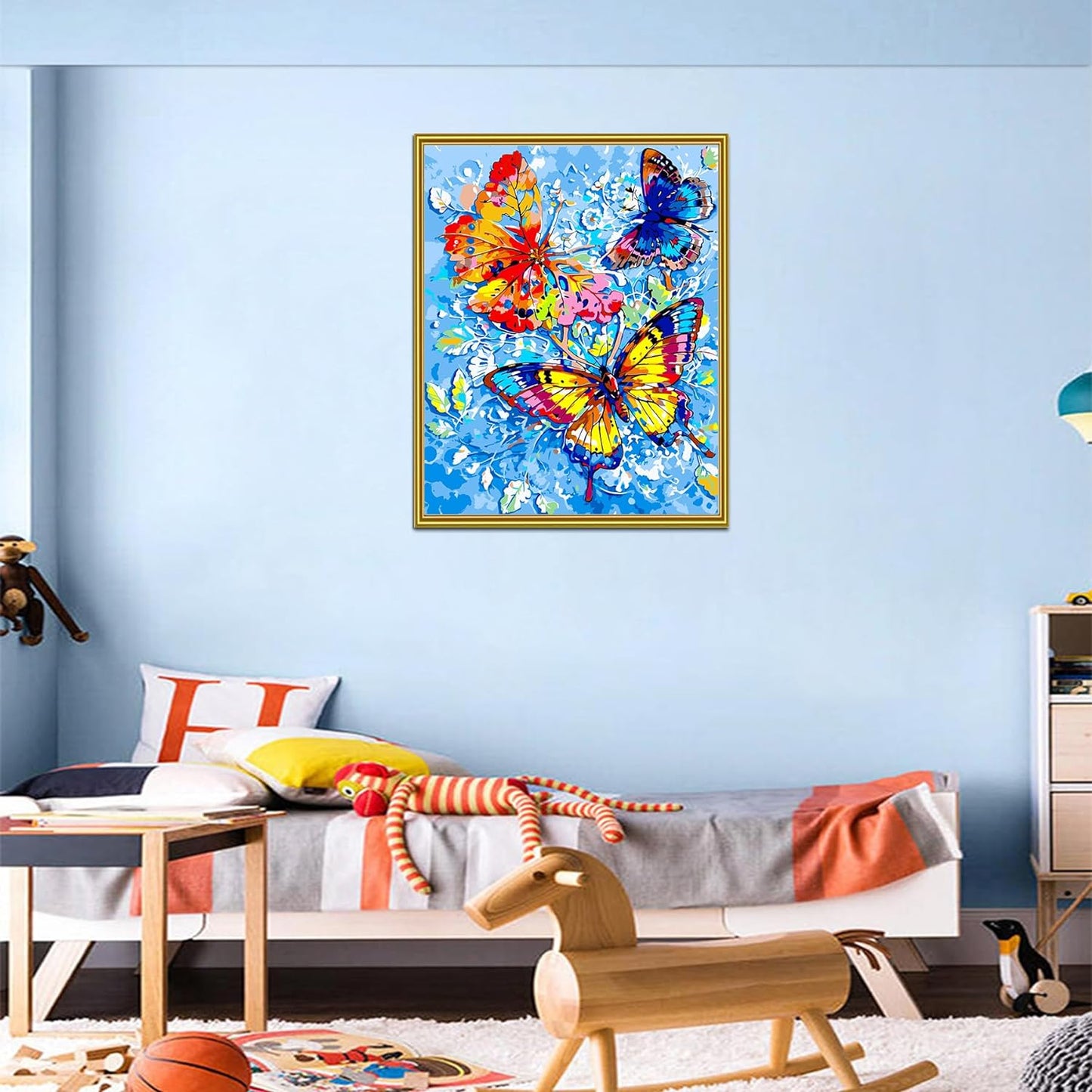 Enchanted Flutter Wings Paint By Numbers Canvas Art