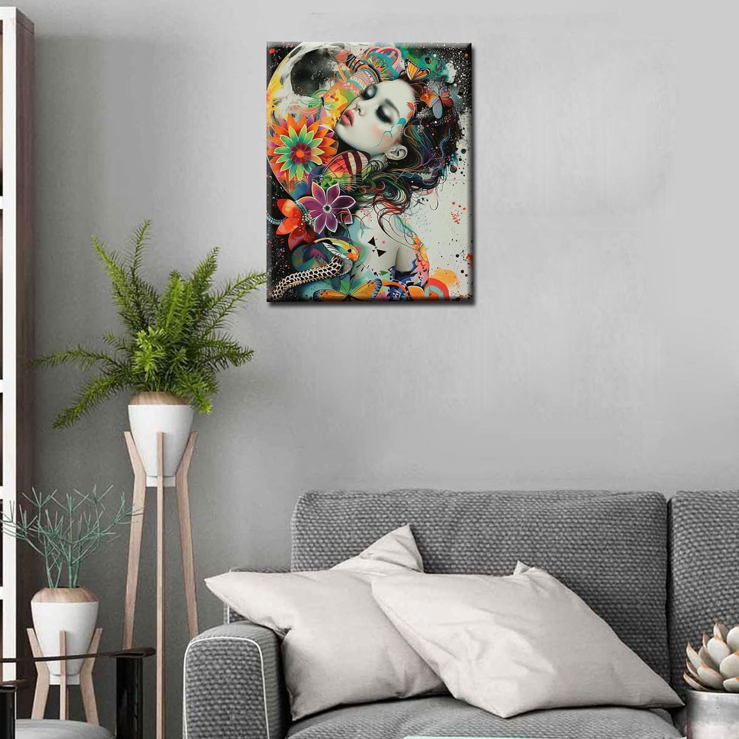 Floral Cosmos Canvas Print