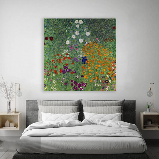 Floral Gustav Klimts Garden Design Paint By Number Kit