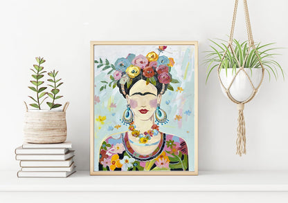 Floral Muse A Portrait Paint By Number Kit