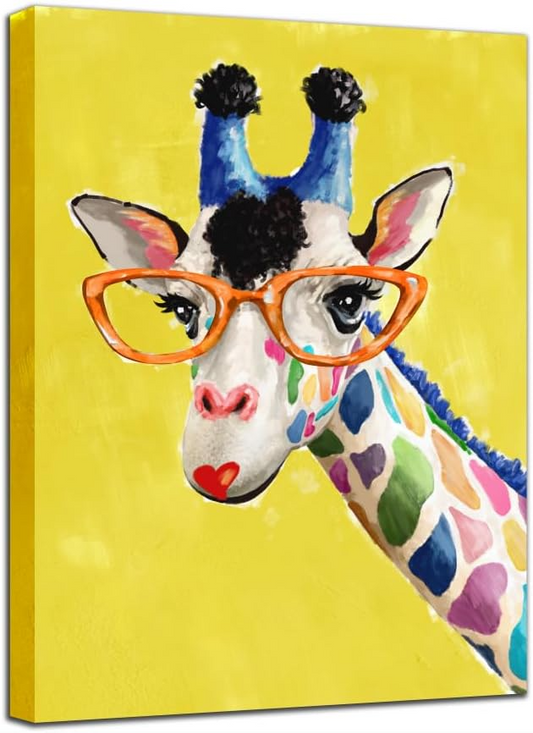Eccentric Elegance Giraffe Paint By Number Kit