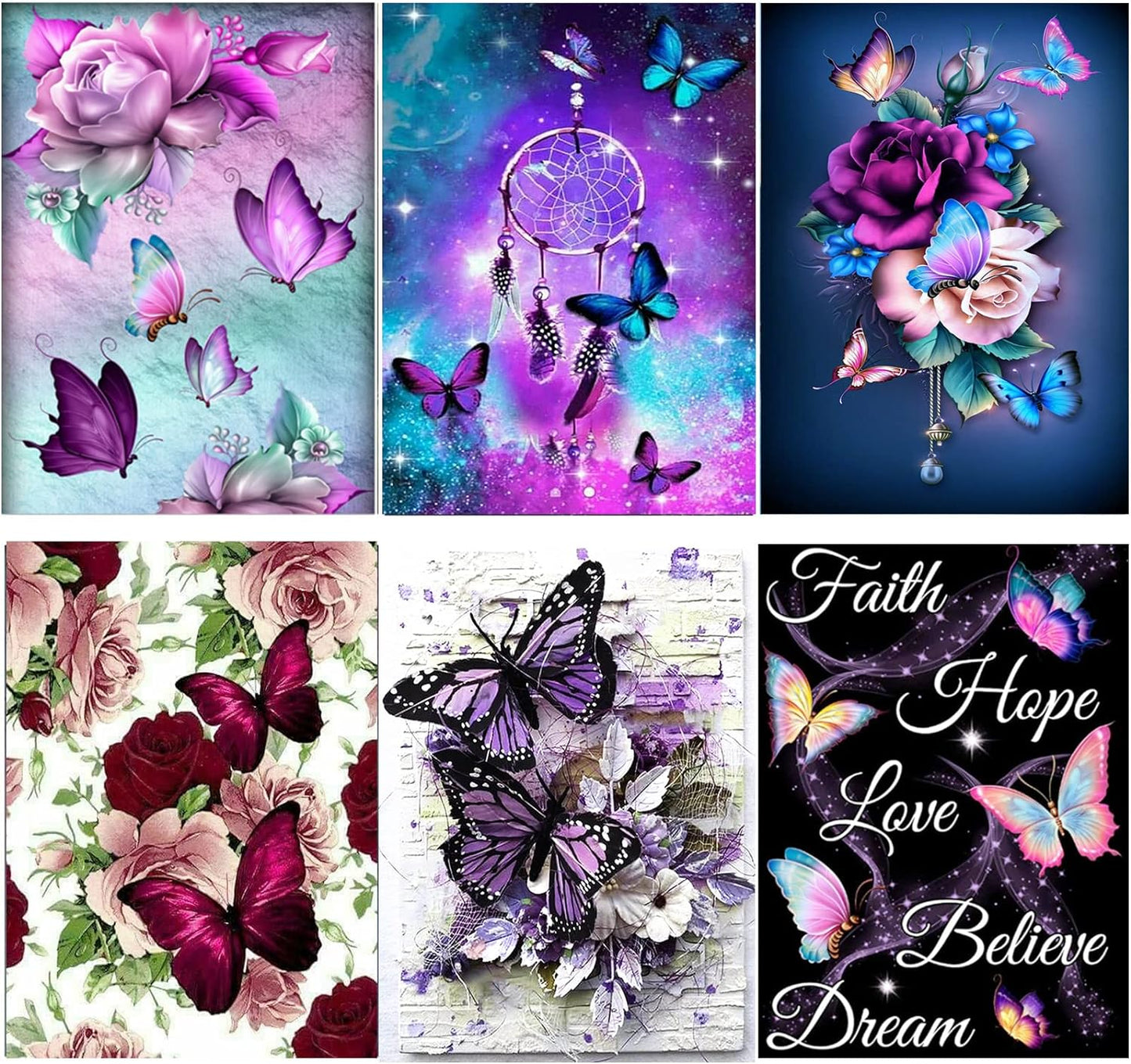 Full Drill Butterfly Diamond Painting Kits