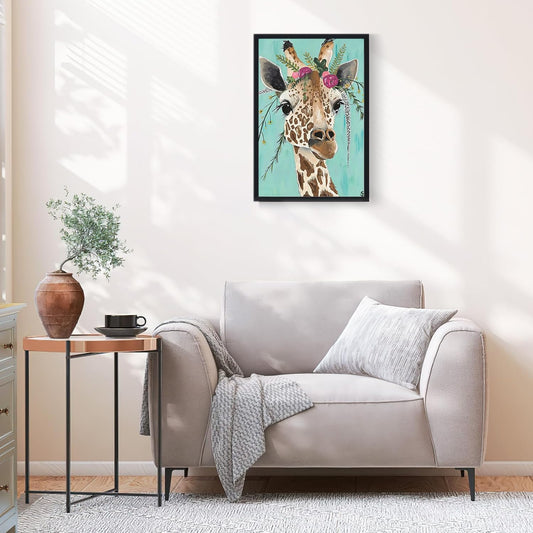 Giraffe Portrait Paint By Numbers Kit