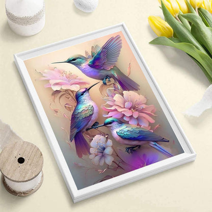 Hummingbird Canvas Paint By Number