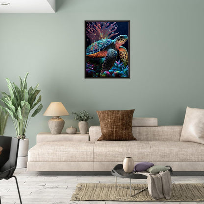 Illuminated Sea Turtle Paint By Number Kit