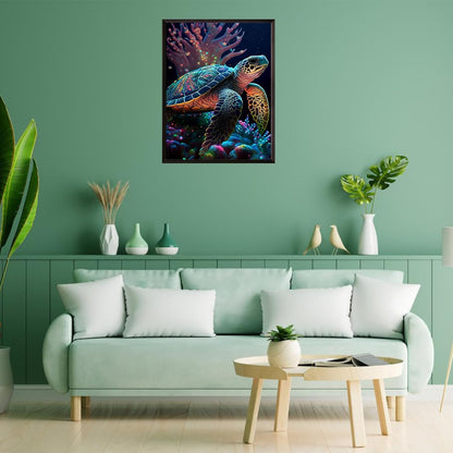 Illuminated Sea Turtle Paint By Number Kit