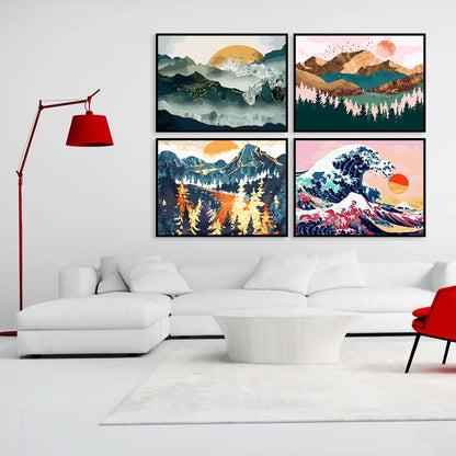 Mountain Landscape Paint By Number