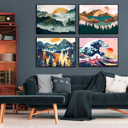 Mountain Landscape Paint By Number