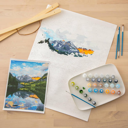 Mountain Landscape Paint By Numbers Kit