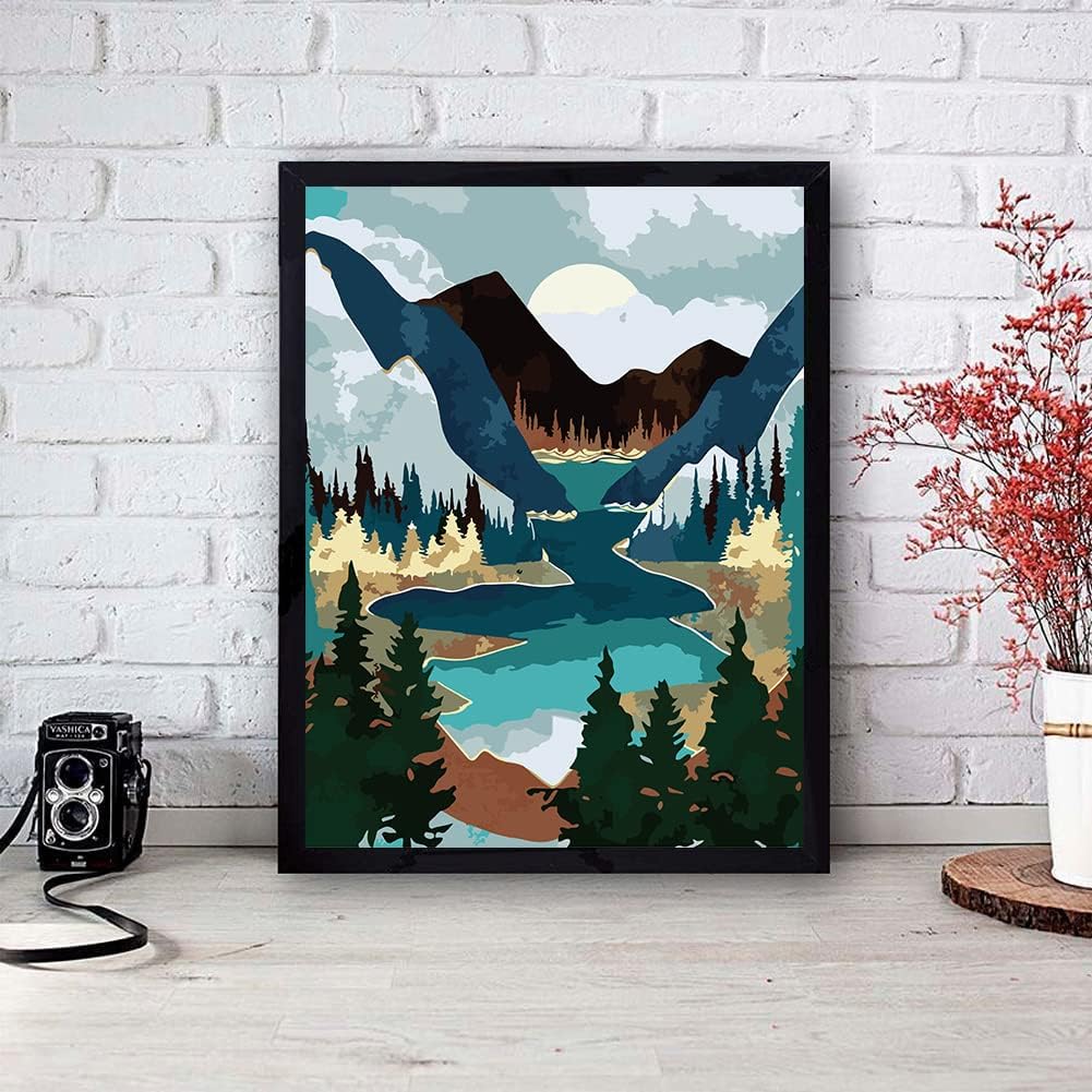 Mountain Paint By Number Wall Art