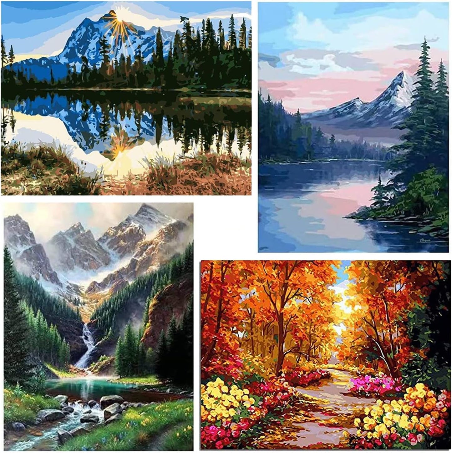 Mountains Lake Paint By Numbers Kit