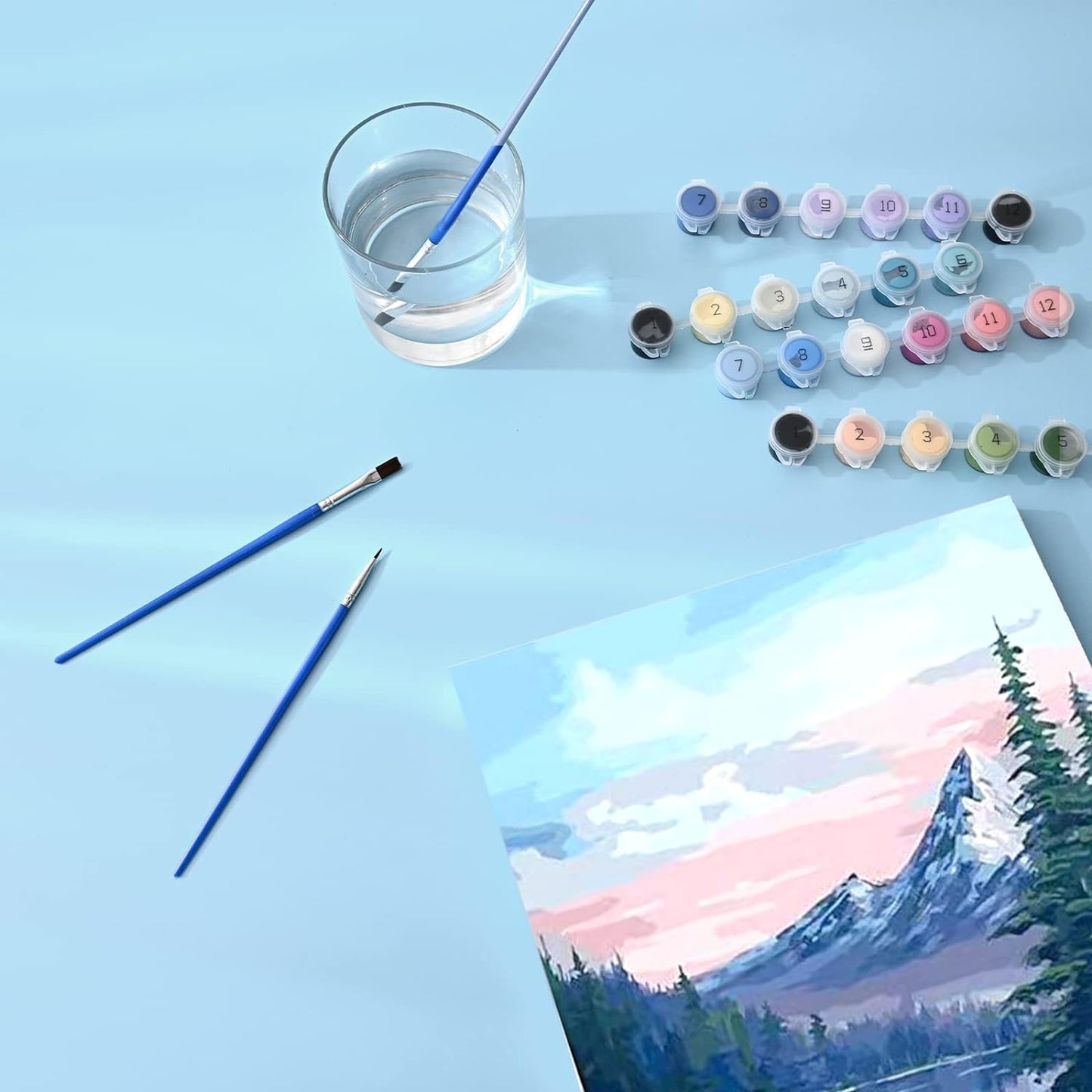 Mountains Lake Paint By Numbers Kit