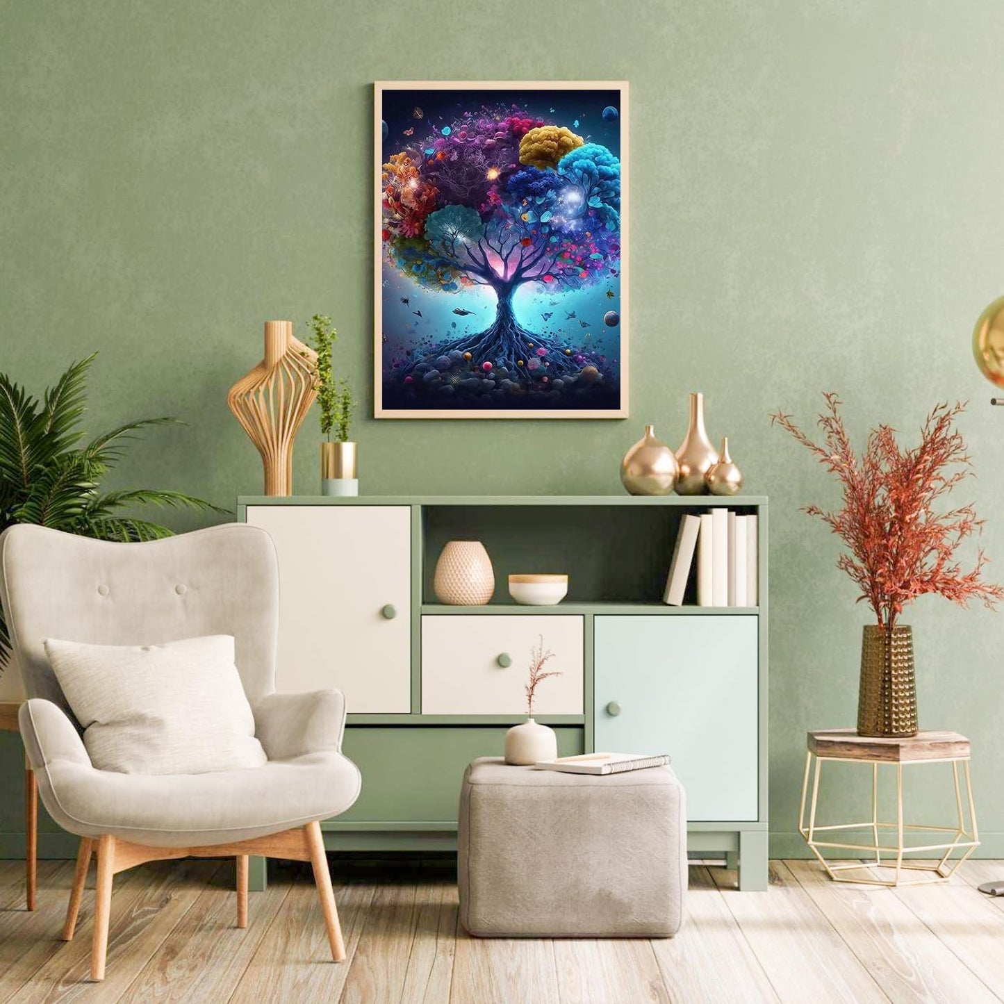 Mystical Arbor Paint By Number Canvas Print Kit