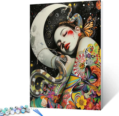 Mystical Serenity And Natures Mosaic Canvas Art