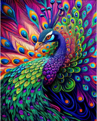 Peacock Animals Paint By Numbers