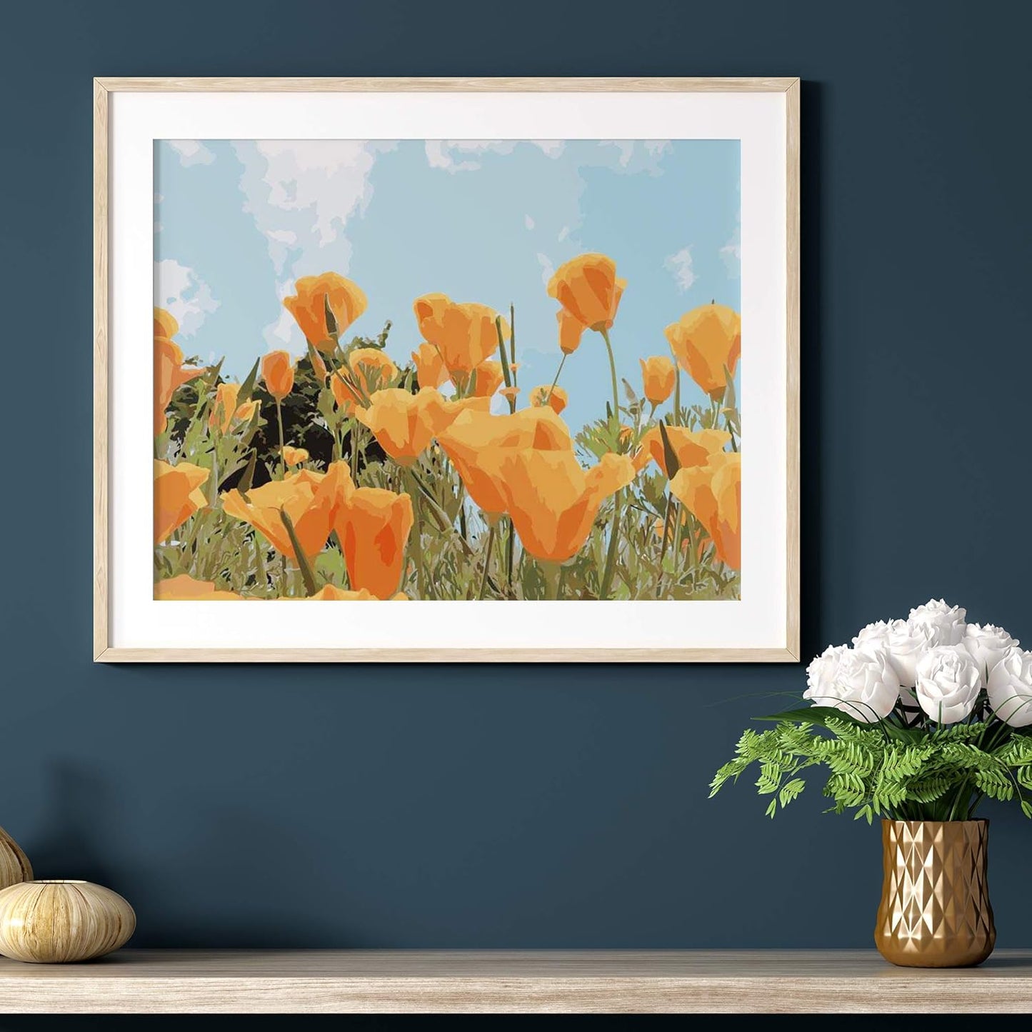 Poppy Field Bliss Canvas Paint By Numbers