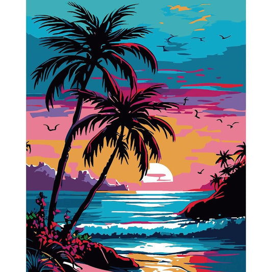 Sunset Serenade Paint By Number Kit