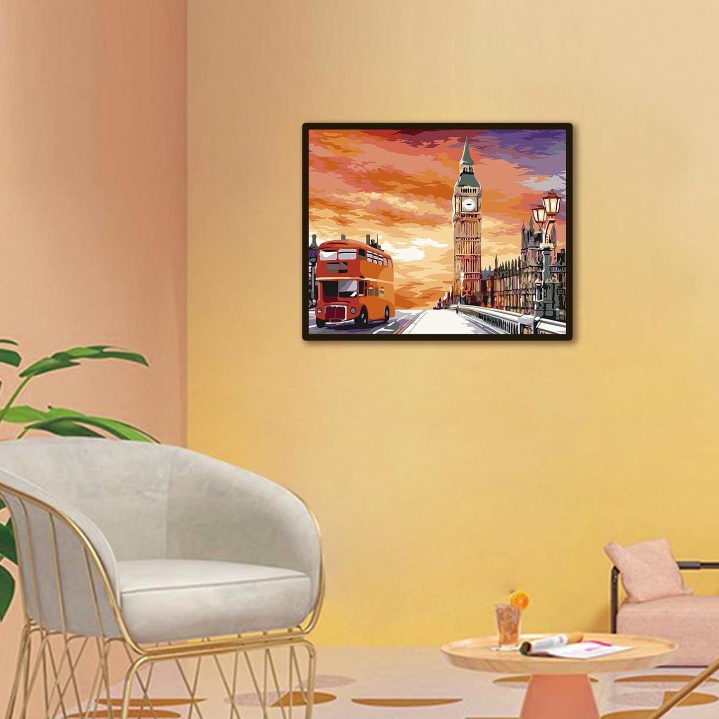 Sunset Big Ben Paint By Number Kit