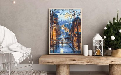 Dusk Cityscape Paint by Number Kit