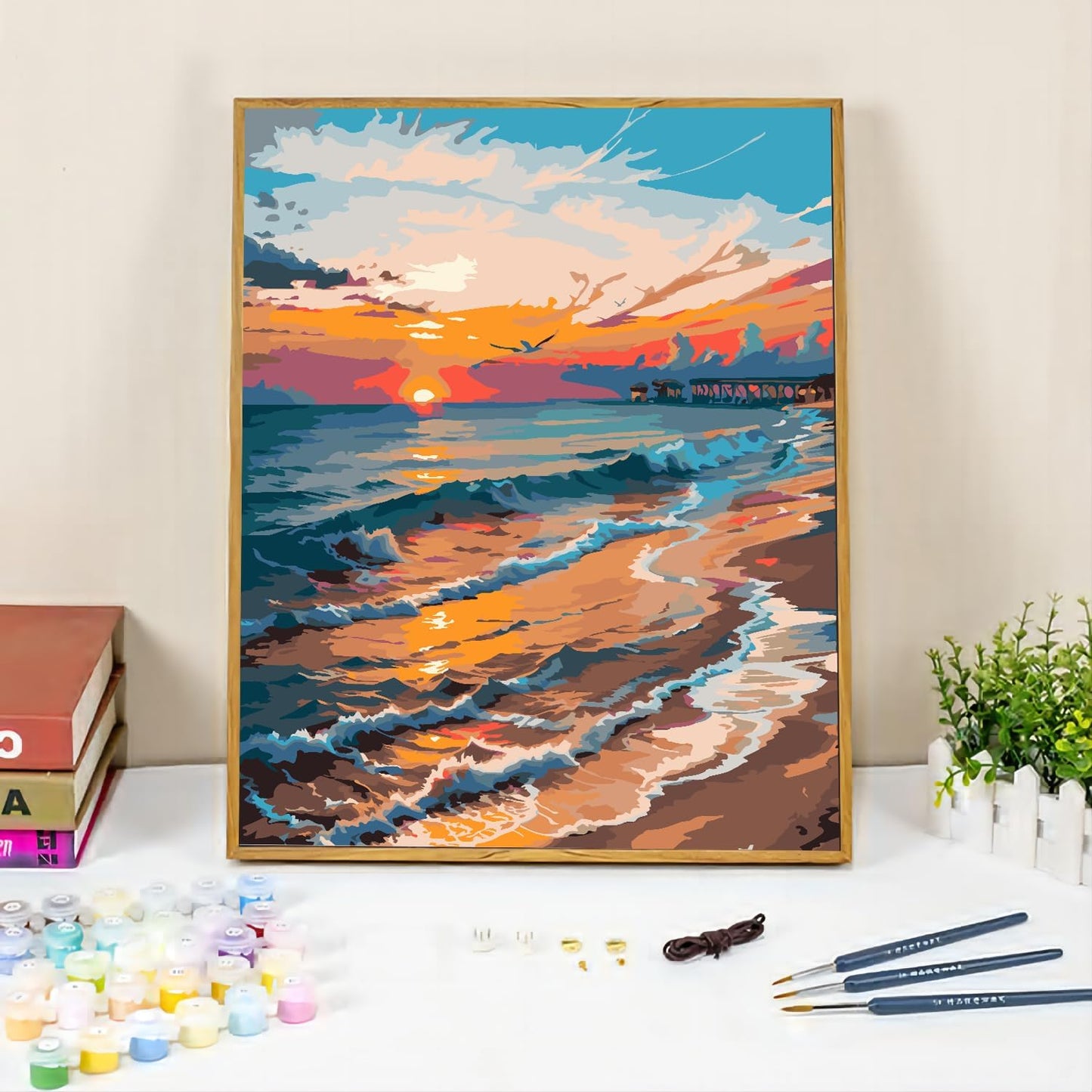 Sunset Seascape Paint By Number Kit