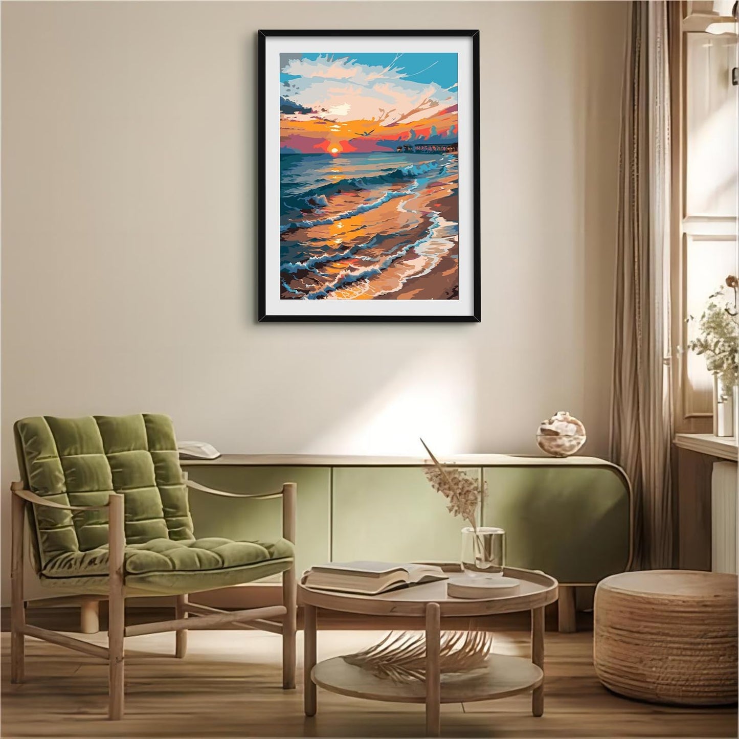 Sunset Seascape Paint By Number Kit