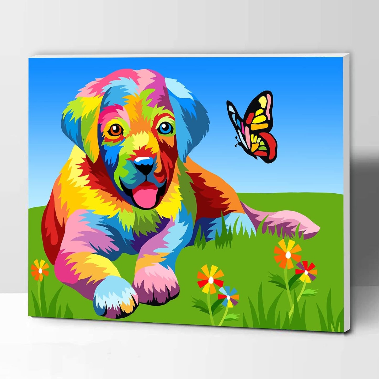 Canine DIY Paint By Number Canvas Kit